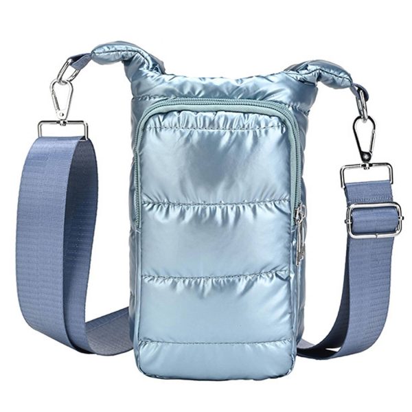 浅蓝色_1781689718977.jpg Women's Puffer Water Bottle Sling Bag