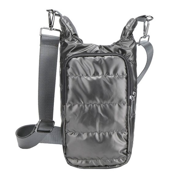 深灰色_1781689678732.jpg Women's Puffer Water Bottle Sling Bag