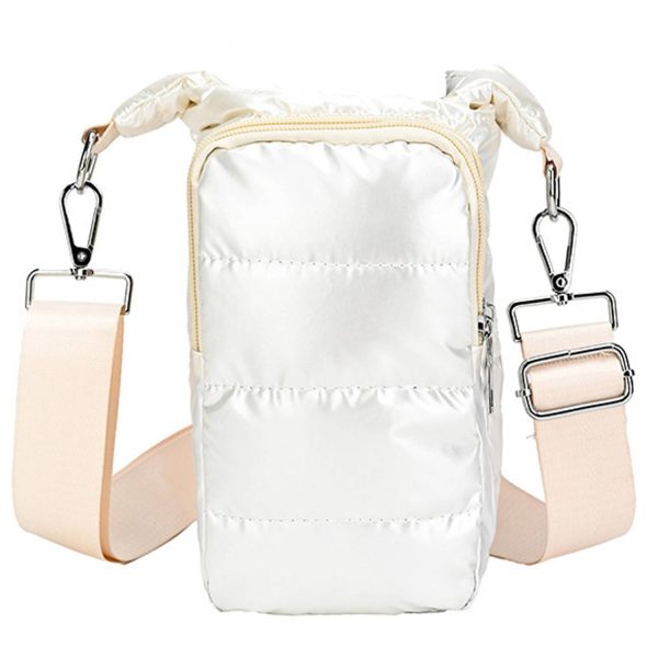 米白色_1781689708163.jpg Women's Puffer Water Bottle Sling Bag