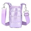 紫色_1781689726512.jpg Women's Puffer Water Bottle Sling Bag