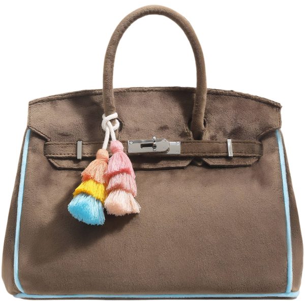 附图1_1778725696763.jpg Women Plush Large Capacity Tote Bag