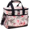 附图1_1778741242780.jpg 14L Oxford Leaf-Pattern Insulated Portable Lunch Bag