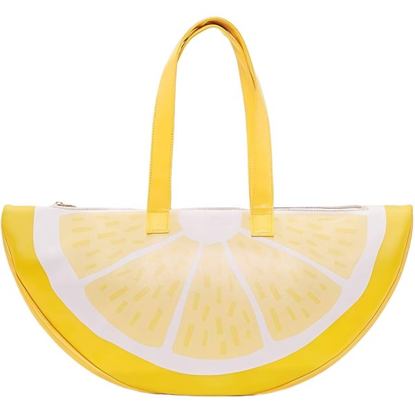 PU Leather Fruit Shape Insulated Lunch Bag