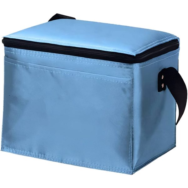 6L Solid Color Oxford Fabric Insulated Lunch Bag