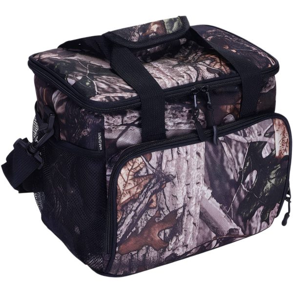 附图5_1778741231102.jpg 14L Oxford Leaf-Pattern Insulated Portable Lunch Bag