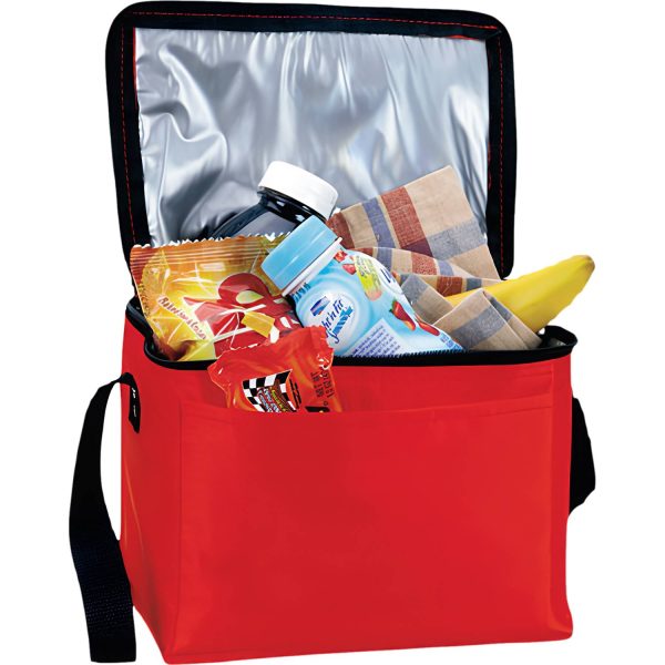 6L Solid Color Oxford Fabric Insulated Lunch Bag