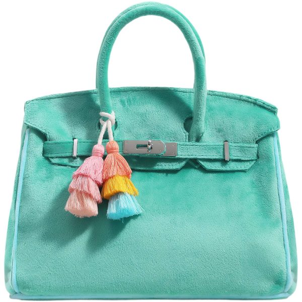 附图6_1778725684675.jpg Women Plush Large Capacity Tote Bag