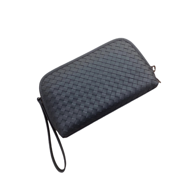 Men's Genuine Leather Hand-Woven Bag