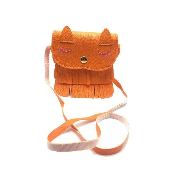 1_1782482886164.jpg PU Leather Fox Shape Crossbody Bag for Kids