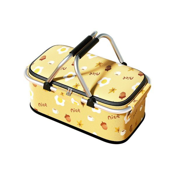 25L Oxford Insulated Picnic Basket