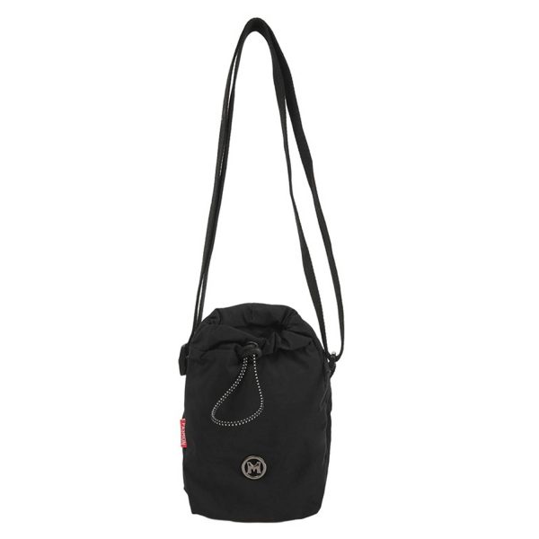 Nylon Drawstring Crossbody Bag
