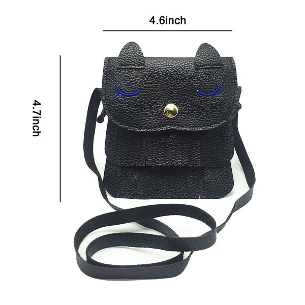 6_1782482889167.jpg PU Leather Fox Shape Crossbody Bag for Kids