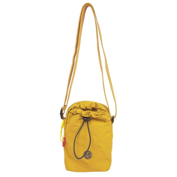 Nylon Drawstring Crossbody Bag