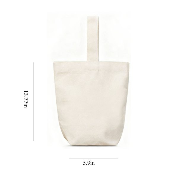 Custom Canvas Single Handle Tote Bag