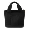 black_1783329255469.jpg Multi-Pocket Canvas Mini Tote Bag