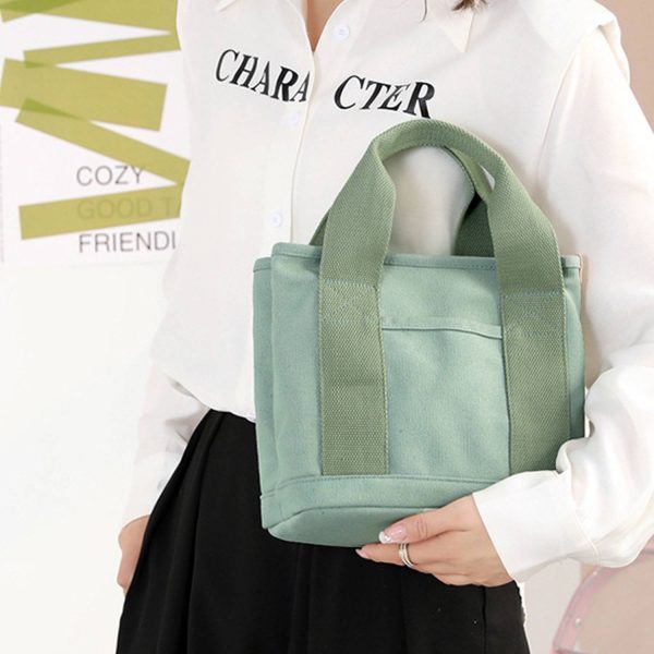 c_1783329334154.jpg Multi-Pocket Canvas Mini Tote Bag