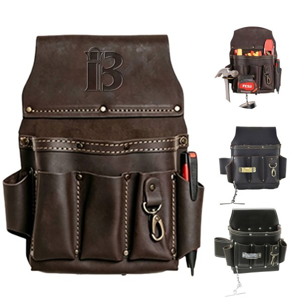 主图logo_1782782803342.jpg Custom Leather Multi-Pocket Tool Pouch