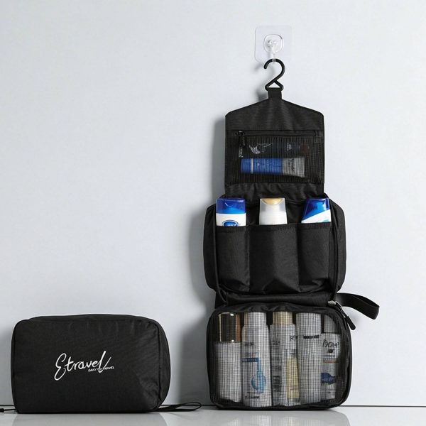 Wet and dry separation Hanging Toiletries Bag for Traveling