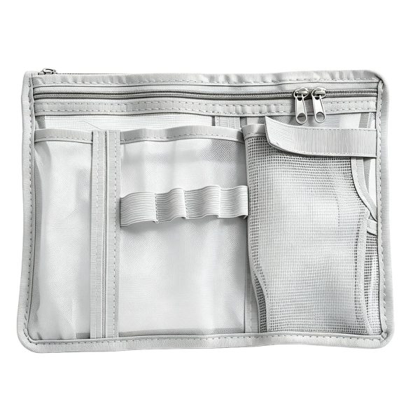 灰色_1783327394189.jpg Nylon Multi-Pocket Purse Organizer Insert