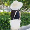 细节_1775403989307.png Women’s Beach Sun Hat Straw Tote Set