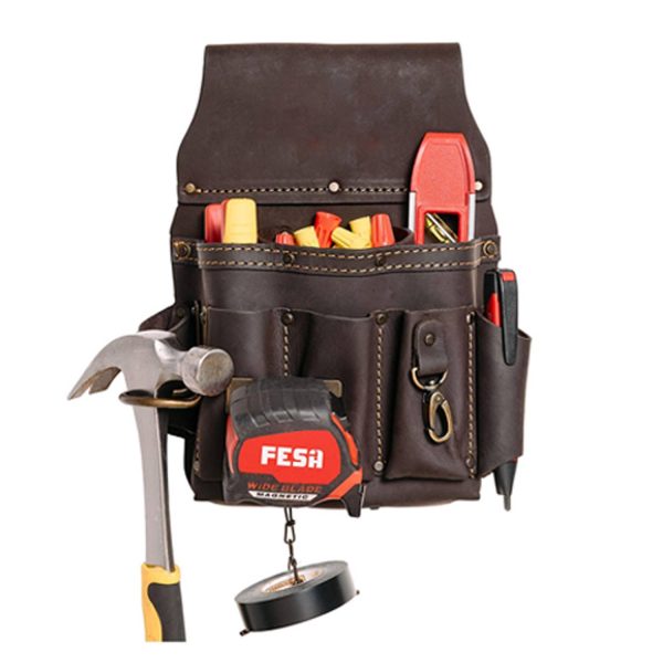 细节图_1782782835714.jpg Custom Leather Multi-Pocket Tool Pouch