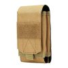 Double Layer Tactical Nylon Phone Pouch
