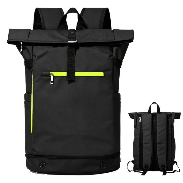 Spandex Sports Roll-Top Backpack