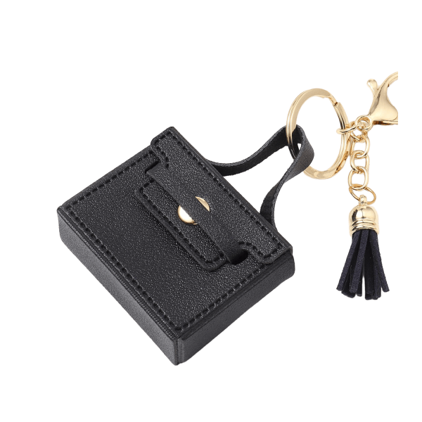 PU Leather Mini Purse Keychain