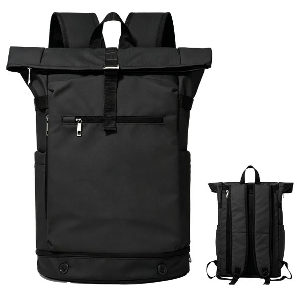 Spandex Sports Roll-Top Backpack
