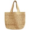 Woven Straw Beach Tote Bag