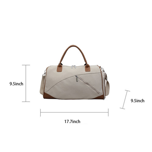 3-6_1784434416954.png Canvas Travel Duffle Bag with Shoes Compartment