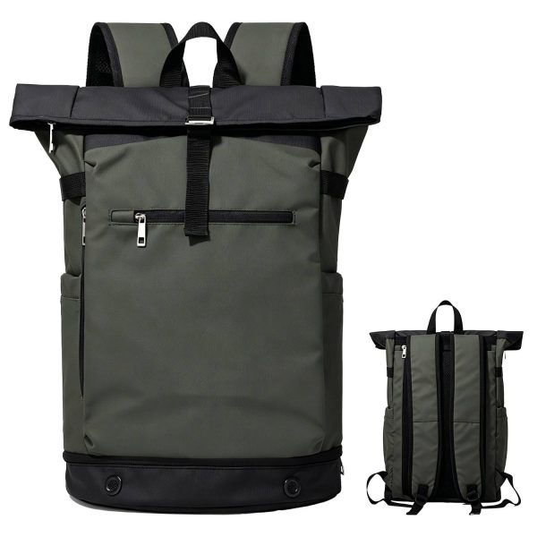 Spandex Sports Roll-Top Backpack