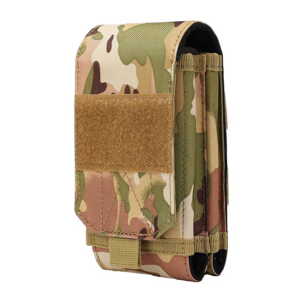 Double Layer Tactical Nylon Phone Pouch