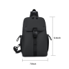 Water-Resistant Sling Crossbody Bag