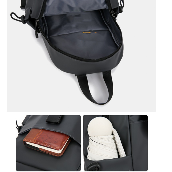 Water-Resistant Sling Crossbody Bag