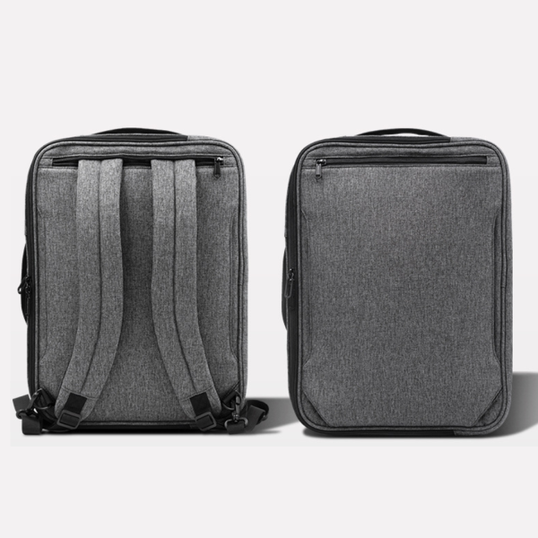 Business RPET Laptop Backpack with Concealed Straps