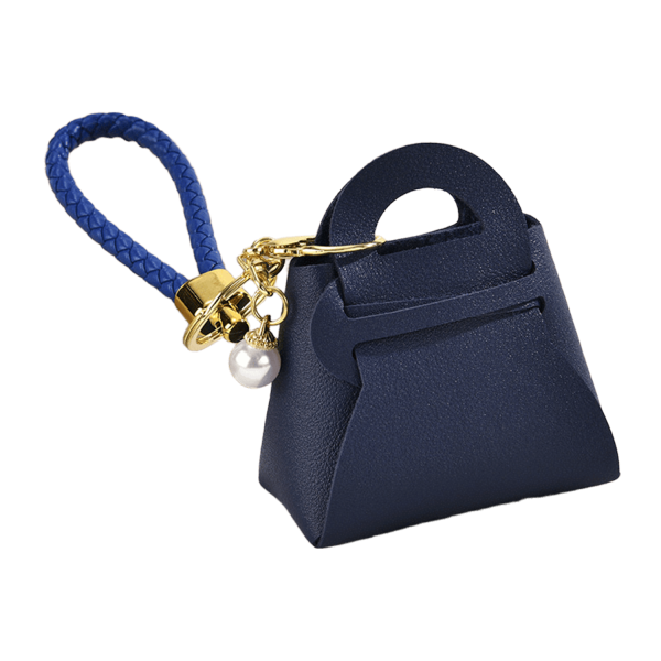 PU Leather Coin Purse Keychain