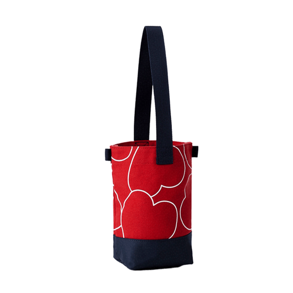 Canvas Printed Water Bottle Pouch