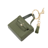 PU Leather Mini Purse Keychain