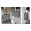 Business RPET Laptop Backpack with Concealed Straps
