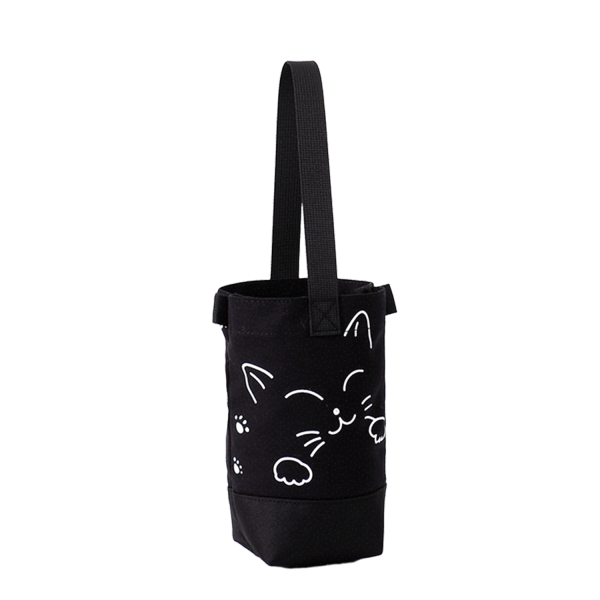 Canvas Printed Water Bottle Pouch