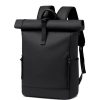 32L Waterproof Roll-Top Laptop Backpack with Luggage Sleeve