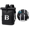 32L Waterproof Roll-Top Laptop Backpack with Luggage Sleeve