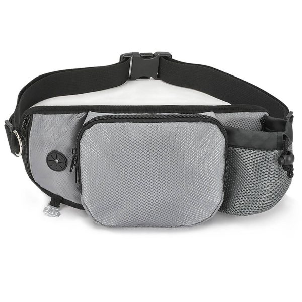 Pet Treat Waist Bag with Water Bottle Holder