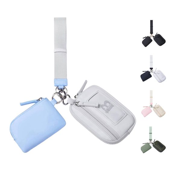 logo_1784282349985.jpg 2-in-1 Lightweight Nylon Wristlet Wallet