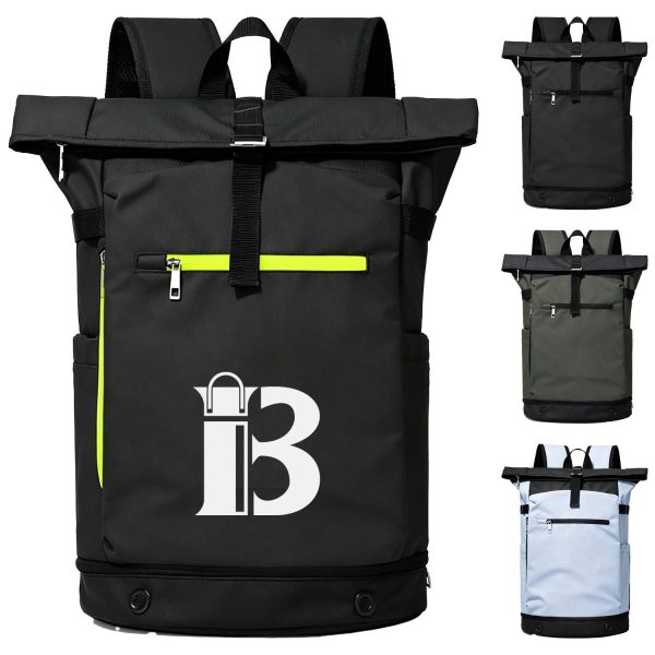 main_1786700375976.jpg Spandex Sports Roll-Top Backpack
