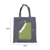 Spandex Tote Bag with Outside Pocket