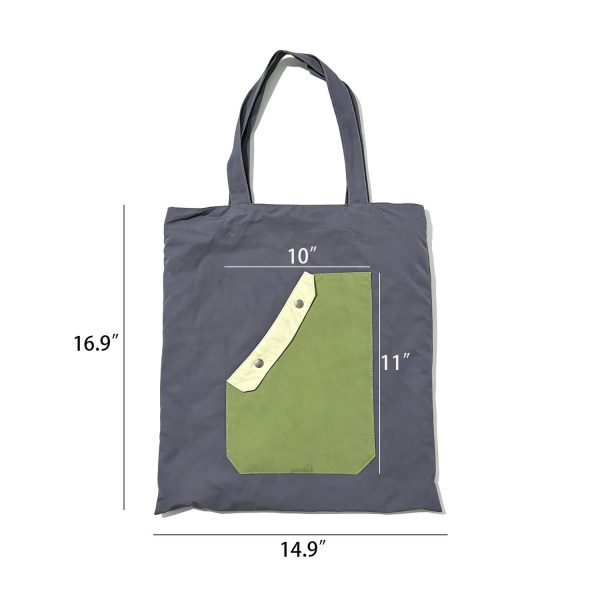 Spandex Tote Bag with Outside Pocket