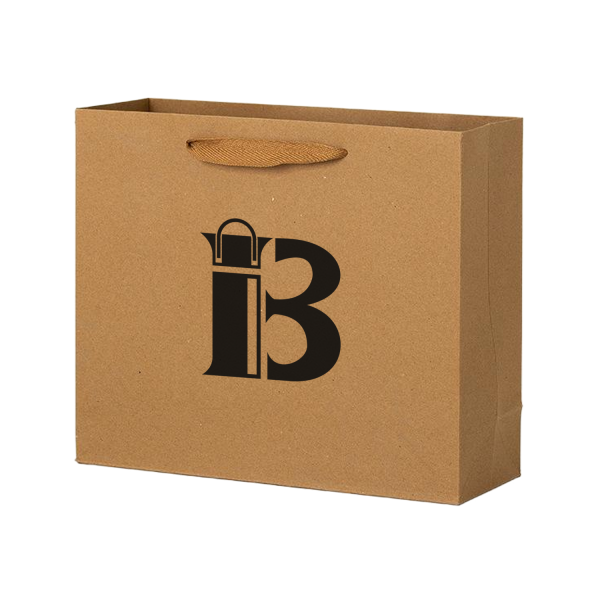 Kraft Paper Shopping Bag with Handles