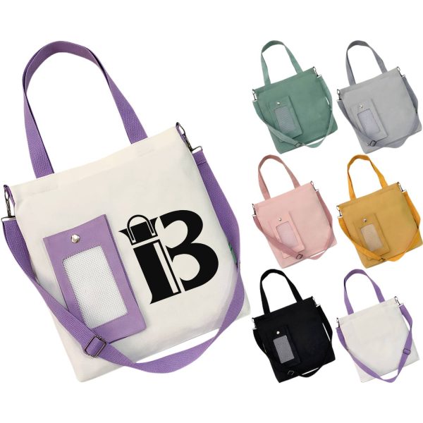 Custom Casual Canvas Shoulder Tote Bag